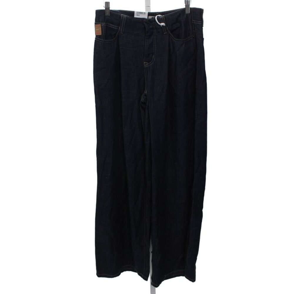 Mac Jeans Womens Wide-Leg Blue Viscose Jeans Size 32